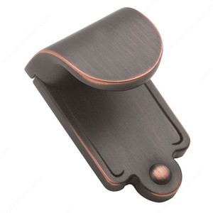 Transitional Zinc Finger Pull - 1593, Finish Oil Rubbed Bronze, Material Other