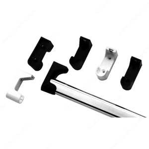30 mm x 15 mm Plastic Open Oval Support, Designed for a 30 mm x 15 mm rod, Finish Black PRO-PACK 10 30 mm x 15 mm Plastic Open Oval Support, Designed for a 30 mm x 15 mm rod, Finish Black PRO-PACK 10