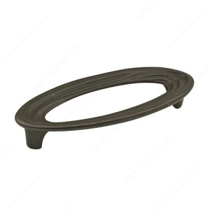 Transitional Metal Pull - 1611, Finish Old America Transitional Metal Pull - 1611, Finish Old America