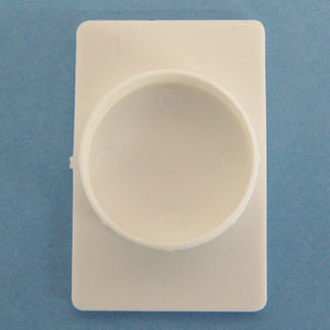 Hinge Cover White 35mm, Bag of 2
