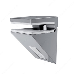 Kalabrone Mini Glass Wall Shelf Support, Color/Finish Chrome Kalabrone Mini Glass Wall Shelf Support, Color/Finish Chrome
