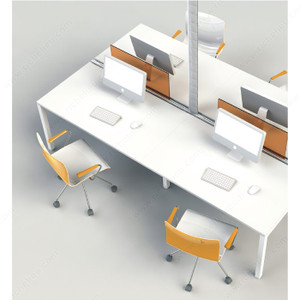 2400 mm Wire Grommet (from desk to ceiling), Finish Satin Aluminum