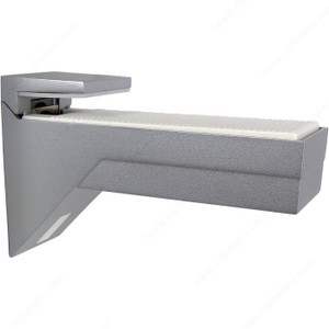 Kalabrone Glass and Wood Wall Shelf Support, Color/Finish Satin Nickel Kalabrone Glass and Wood Wall Shelf Support, Color/Finish Satin Nickel