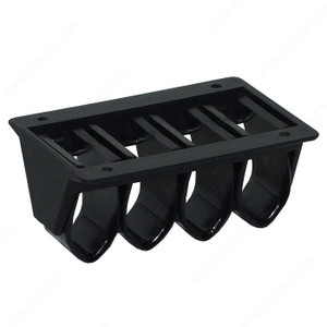 Cable Clamp, Length - Overall Dimensions 91 mm, Finish Black Cable Clamp, Length - Overall Dimensions 91 mm, Finish Black