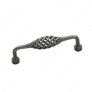 Traditional Forged Iron Appliance Pull - 1714, Center to Center 200 mm, Length - Overall Dimensions 225 mm Traditional Forged Iron Appliance Pull - 1714, Center to Center 200 mm, Length - Overall Dimensions 225 mm