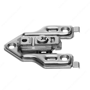 Face Frame Cam Adapter Plate, Off-Center (Height 0 mm)