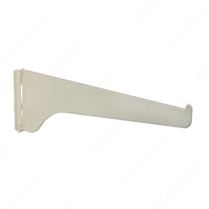 General Duty Bracket #180, Length 6 in, Color / Finish Almond PRO-PACK 5 General Duty Bracket #180, Length 6 in, Color / Finish Almond PRO-PACK 5