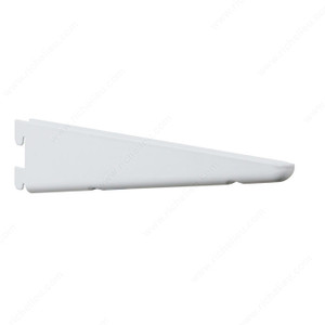 Heavy-Duty Bracket #182, Length 5 in, Color / Finish White PRO-PACK 5