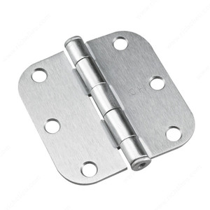 7.62 cm (3) Full Mortise Butt Hinge, 5/8" Radius, Color/Finish Zinc, Assembly Non-Assembled, UPC Code No, Screw/Nail Not Included