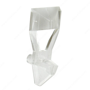Locking Plastic Shelf Pin, Shelf Thickness 16 mm, Height - Overall Dimensions 40 mm Locking Plastic Shelf Pin, Shelf Thickness 16 mm, Height - Overall Dimensions 40 mm