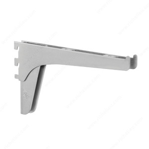 Double Bracket #185, Gauge 14, Length 16 in, Color / Finish White Double Bracket #185, Gauge 14, Length 16 in, Color / Finish White