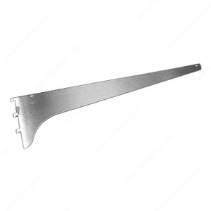 Heavy-Duty Bracket with Lock Lever #187, Length 16 in, Color / Finish Anochrome Heavy-Duty Bracket with Lock Lever #187, Length 16 in, Color / Finish Anochrome