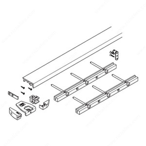 Base Profile/Lower Guide Rail, HAWA-Folding Concepta 25, Base profile for the HAWA- Folding Concepta 25 system, Base Profile/Lower Guide Rail, HAWA-Folding Concepta 25, Base profile for the HAWA- Folding Concepta 25 system,
