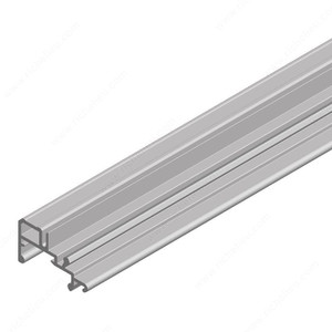 Lower rail. Ps40.1/PS40.2, Rail Length 2 450 mm, Rail Finish Satin Aluminum Lower rail. Ps40.1/PS40.2, Rail Length 2 450 mm, Rail Finish Satin Aluminum