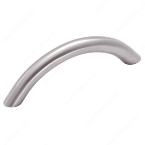 Contemporary Stainless Steel Pull - 19005, Center to Center 3 in Contemporary Stainless Steel Pull - 19005, Center to Center 3 in