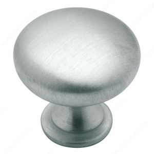 Allison Zinc Knob - 1910, Finish Brushed Chrome PRO-PACK 5 Allison Zinc Knob - 1910, Finish Brushed Chrome PRO-PACK 5