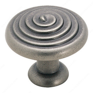 Eclectic Zinc Knob - 19252, Finish Weathered Nickel Eclectic Zinc Knob - 19252, Finish Weathered Nickel