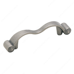 Eclectic Zinc Pull - 19253, Finish Weathered Nickel Eclectic Zinc Pull - 19253, Finish Weathered Nickel