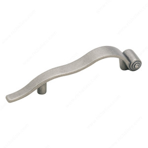 Eclectic Zinc Pull - 19254, Finish Weathered Nickel Eclectic Zinc Pull - 19254, Finish Weathered Nickel