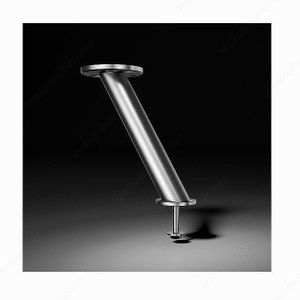 Round Inclined Bar Consoles - 24320174 - : 230 mm, 30? incline, Height 110 mm, Diameter 45 mm, Finish/Colour Chrome, Material Metal Round Inclined Bar Consoles - 24320174 - : 230 mm, 30? incline, Height 110 mm, Diameter 45 mm, Finish/Colour Chrome, Material Metal