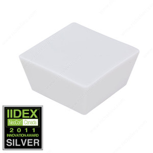 Contemporary Porcelain Knob - 2030, Porcelain, Finish White, Center to Center 16 mm Contemporary Porcelain Knob - 2030, Porcelain, Finish White, Center to Center 16 mm