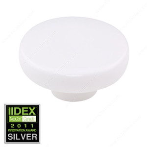 Contemporary Porcelain Knob - 2044, Porcelain, Diameter - Overall Dimensions 70 mm, Center to Center 16 mm, Projection - Overall Dimensions 43 mm Contemporary Porcelain Knob - 2044, Porcelain, Diameter - Overall Dimensions 70 mm, Center to Center 16 mm, Projection - Overall Dimensions 43 mm