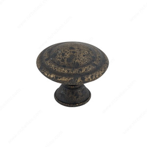 Traditional Metal Knob - 2063, Finish Spotted Bronze, Screw/Nail M4 (Not Included) Traditional Metal Knob - 2063, Finish Spotted Bronze, Screw/Nail M4 (Not Included)