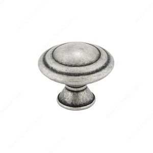 Traditional Metal Knob - 2063, Finish Old Silver, Screw/Nail M4 (Not Included) Traditional Metal Knob - 2063, Finish Old Silver, Screw/Nail M4 (Not Included)