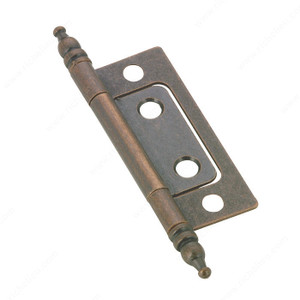 Classic Metal Bifold Hinge - 2064, Finish Distressed Antique Copper, Finish Number M41, Screw/Nail Wood Screw (Not Included) PRO-PACK 10