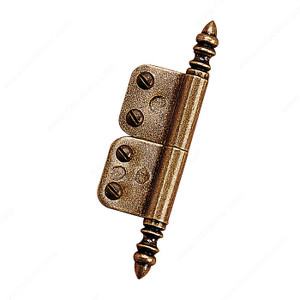 Traditional Pivot Hinge - 140 mm in Height, Finish Burnished Brass, Finish Number BB Traditional Pivot Hinge - 140 mm in Height, Finish Burnished Brass, Finish Number BB