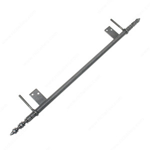 Traditional Brass Pivot Hinge - 2117, Finish Number 908, Height - Overall Dimensions 600 mm, Finish Natural Iron, Material Forged Iron