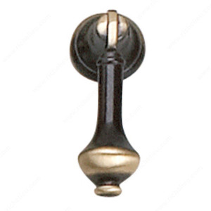 Traditional Brass Pull - 21395, Finish Satin Bronze