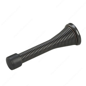Flexi Door Stop, Protects walls from swing of door., Finish Oil-Rubbed Bronze, Projection - Overall Dimensions 3 in Flexi Door Stop, Protects walls from swing of door., Finish Oil-Rubbed Bronze, Projection - Overall Dimensions 3 in
