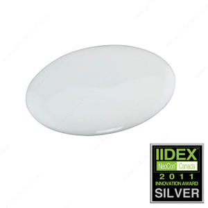 Contemporary Porcelain Knob - 2208, Porcelain, Finish White Contemporary Porcelain Knob - 2208, Porcelain, Finish White