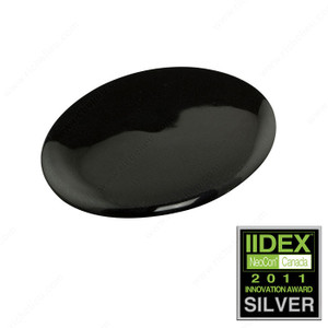 Contemporary Porcelain Knob - 2208, Porcelain, Finish Black Contemporary Porcelain Knob - 2208, Porcelain, Finish Black