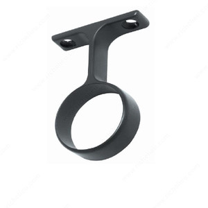 1-5/16 Central Round Support - Screw Mount, Finish Matte Black, Material Aluminum PRO-PACK 5 1-5/16 Central Round Support - Screw Mount, Finish Matte Black, Material Aluminum PRO-PACK 5
