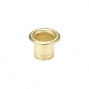 Metal Shelf Pin Sleeve - 7.5 mm, For series 5829, Finish Brass Metal Shelf Pin Sleeve - 7.5 mm, For series 5829, Finish Brass