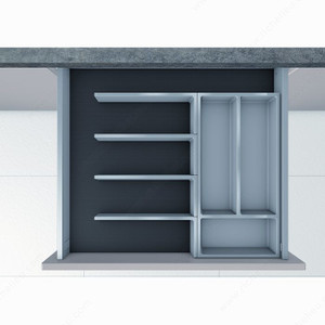 CONNECT cutlery divider system, Minimum installation dimension - Width Min. 462 mm CONNECT cutlery divider system, Minimum installation dimension - Width Min. 462 mm