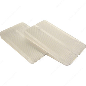 Wedge Door Stops, Material Polypropylene, Color / Finish White Wedge Door Stops, Material Polypropylene, Color / Finish White