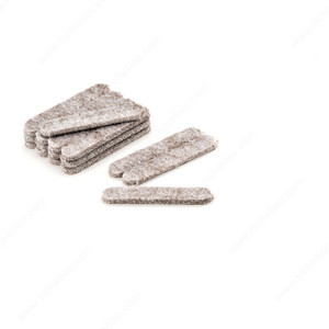 FELTAC Heavy-Duty Self-Adhesive Strip Felt Pads, The original, the best in floor protection., Length - Overall Dimensions 67 mm, Width - Overall Dimensions 13 mm PRO-PACK 5 FELTAC Heavy-Duty Self-Adhesive Strip Felt Pads, The original, the best in floor protection., Length - Overall Dimensions 67 mm, Width - Overall Dimensions 13 mm PRO-PACK 5