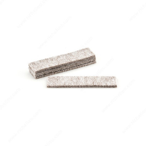 FELTAC Heavy-Duty Self-Adhesive Strip Felt Pads, The original, the best in floor protection., Length - Overall Dimensions 100 mm, Width - Overall Dimensions 25 mm FELTAC Heavy-Duty Self-Adhesive Strip Felt Pads, The original, the best in floor protection., Length - Overall Dimensions 100 mm, Width - Overall Dimensions 25 mm