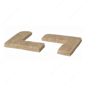 FELTAC Heavy-Duty Self-Adhesive Corner Felt Pads, The original, the best in floor protection.,PRO-PACK 5 FELTAC Heavy-Duty Self-Adhesive Corner Felt Pads, The original, the best in floor protection.,PRO-PACK 5
