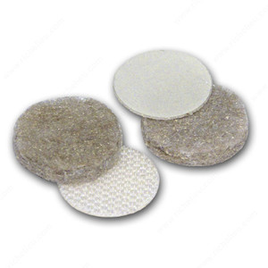 ULTRA FELTAC Heavy-Duty Round Felt Pads and VELCRO, Diameter 19 mm PRO-PACK 2