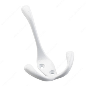 Utility Metal Hook - 236, Finish White Utility Metal Hook - 236, Finish White