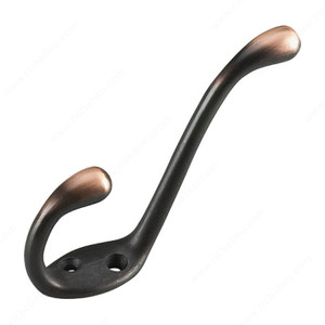 Utility Metal Hook - 237, Finish Oil-Rubbed Bronze Utility Metal Hook - 237, Finish Oil-Rubbed Bronze