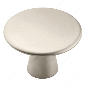 Transitional Zinc Knob - 24001, Finish Satin Nickel Transitional Zinc Knob - 24001, Finish Satin Nickel