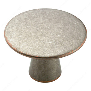 Transitional Zinc Knob - 24001, Finish Weathered Nickel Copper Transitional Zinc Knob - 24001, Finish Weathered Nickel Copper
