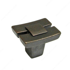 Transitional Brass Knob - 2403, Finish Old America PRO-PACK 2 Transitional Brass Knob - 2403, Finish Old America PRO-PACK 2
