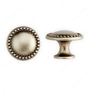 Traditional Metal Knob - 2422, Finish Faux Iron PRO-PACK 2 Traditional Metal Knob - 2422, Finish Faux Iron PRO-PACK 2