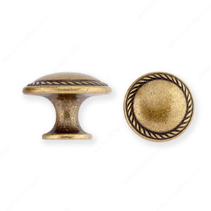 Traditional Brass Knob - 2422, Finish Florence PRO-PACK 2 Traditional Brass Knob - 2422, Finish Florence PRO-PACK 2